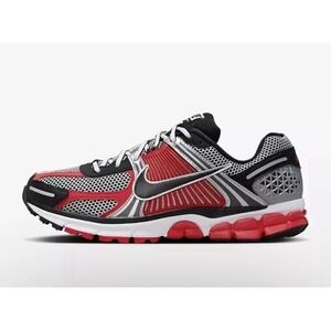 Nike Air Zoom Vomero 5 Mens Sz 9‎ Metallic Silver University Red HV0926-095 NEW